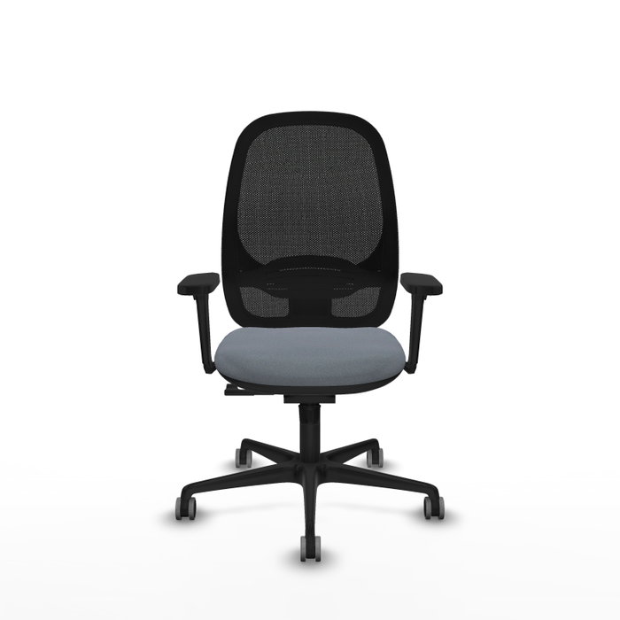 PIQUERAS Y CRESPO Silla de oficina Cilanco con mecanismo Sincro, Gris y Negro PIQUERAS Y CRESPO Silla de oficina Cilanco con mecanismo Sincro, Gris y Negro