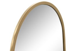 Espejo con Soporte Home ESPRIT Dorado Cristal Hierro 20 x 8,5 x 25 cm