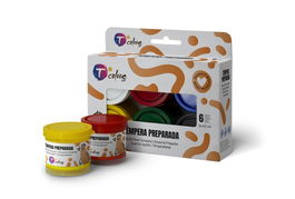 Tempera Tcolors 40 Ml Estuche De 6