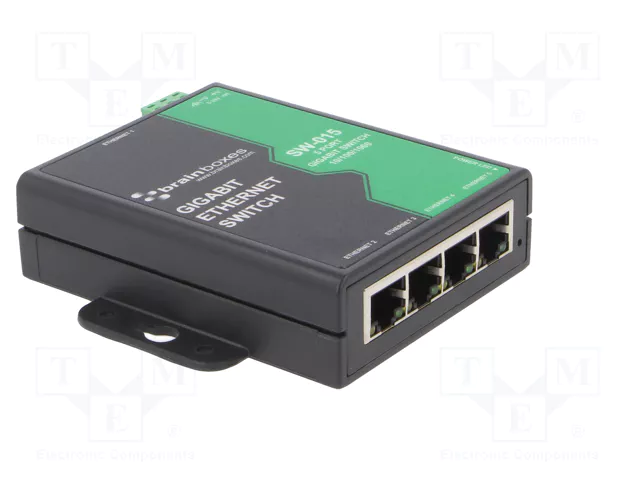 BRAINBOXES SW-015 Switch Ethernet no administrado de 5 puertos