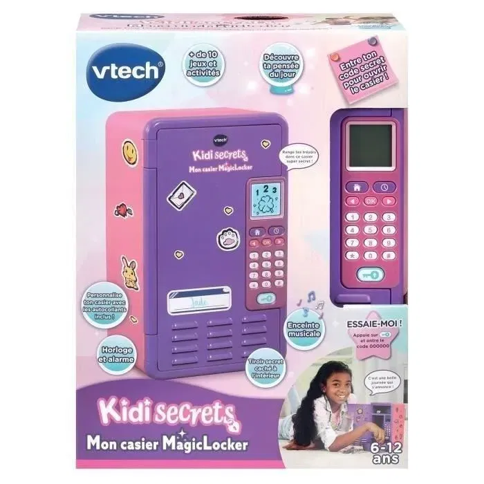 Vtech VT3417765541551 Mi Taquilla Magiclocker Rosa - Idioma Francés Vtech VT3417765541551 Mi Taquilla Magiclocker Rosa - Idioma Francés