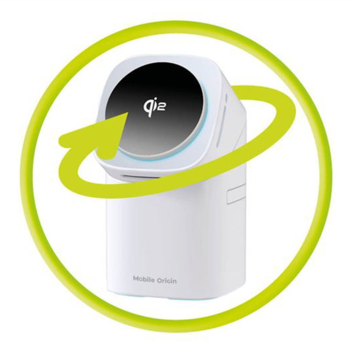 Mobile Origin 3in1 Wireless Qi2 Charging Station PW11 blanco