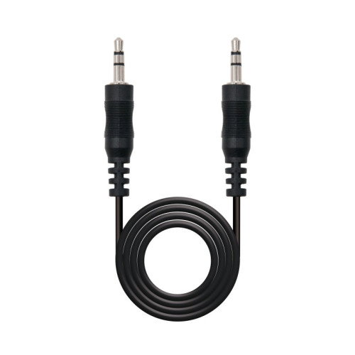 Nanocable Cable de Audio Estéreo Jack 3,5 mm Macho a 3,5 mm Macho 10 m Negro