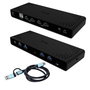 I-tec Universal Dual 4K Display Docking Station 2xDP 2xHDMI LAN Audio Power Delivery 85W