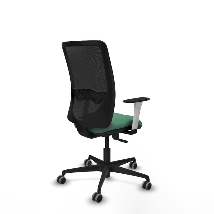 PIQUERAS Y CRESPO Silla de oficina Zulema con mecanismo Sincro, Verde esmeralda y Negro PIQUERAS Y CRESPO Silla de oficina Zulema con mecanismo Sincro, Verde esmeralda y Negro
