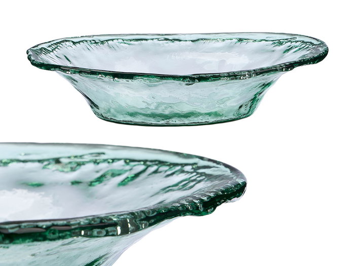 Giftdecor Centro Vidrio Fuente Ovalada Transparente 42 cm x 29.5 cm x 9 cm (Set de 4) Giftdecor Centro Vidrio Fuente Ovalada Transparente 42 cm x 29.5 cm x 9 cm (Set de 4)
