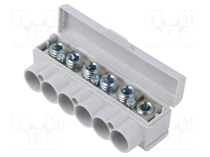 MOREK SLT50 Bloque de Distribución 1kV 9 PIN (6+3)