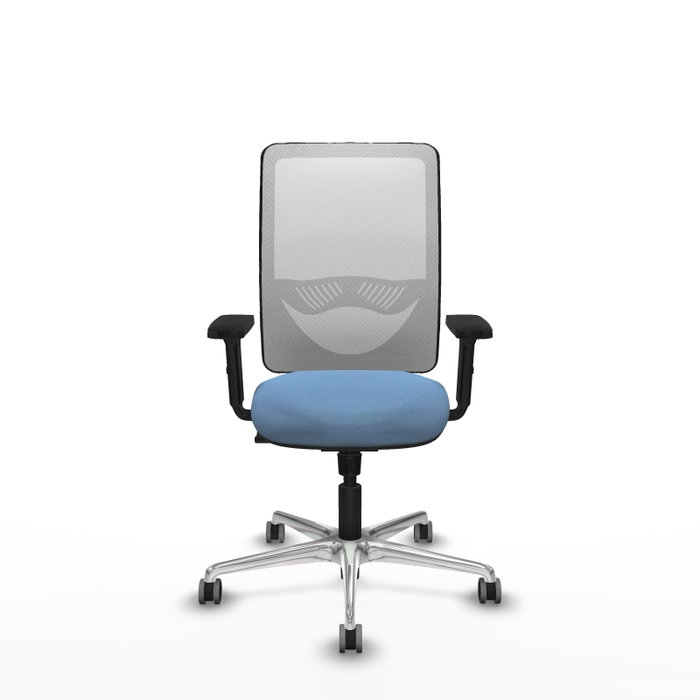PIQUERAS Y CRESPO Silla de oficina Zulema con mecanismo Sincro Azul cielo y Blanco PIQUERAS Y CRESPO Silla de oficina Zulema con mecanismo Sincro Azul cielo y Blanco
