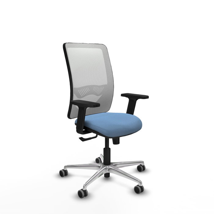 PIQUERAS Y CRESPO Silla de oficina Zulema con mecanismo Sincro Azul cielo y Blanco PIQUERAS Y CRESPO Silla de oficina Zulema con mecanismo Sincro Azul cielo y Blanco