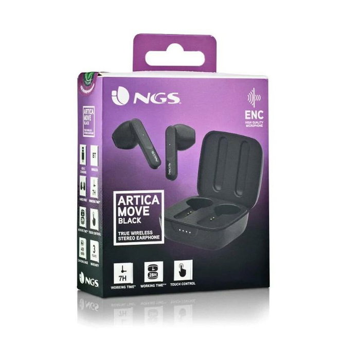 NGS Ártica Move Auriculares Bluetooth 5.3 Blancos con Estuche de Carga de 400mAh NGS Ártica Move Auriculares Bluetooth 5.3 Blancos con Estuche de Carga de 400mAh