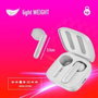 NGS Ártica Move Auriculares Bluetooth 5.3 Blancos con Estuche de Carga de 400mAh