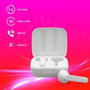 NGS Ártica Move Auriculares Bluetooth 5.3 Blancos con Estuche de Carga de 400mAh