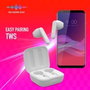 NGS Ártica Move Auriculares Bluetooth 5.3 Blancos con Estuche de Carga de 400mAh