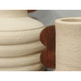 DKD Home Decor Jarrón de Terracota y Mango con Asas Crudo