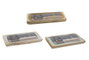DKD Home Decor Set de 3 Velas de Cera de Parafina y Pino Color Jungle
