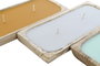 DKD Home Decor Set de 3 Velas de Cera de Parafina y Pino Color Jungle