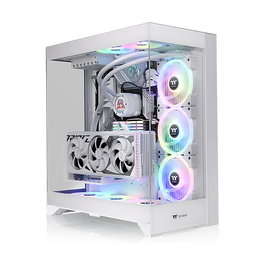 Thermaltake CTE E550 TG Midi Tower Caja PC Blanca para Juego con Panel de Vidrio Templado