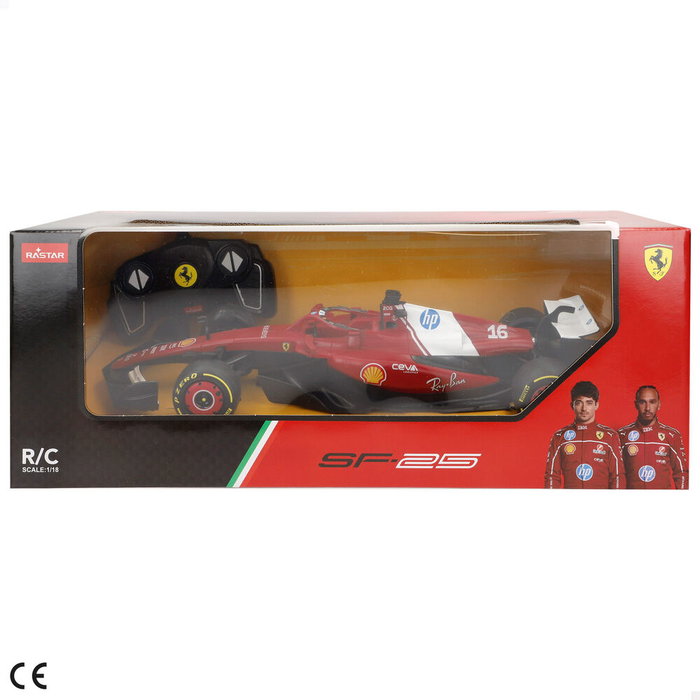 RASTAR Coche Ferrari SF-25 Radio Control Escala 1:18 6 Funciones Eléctrico +6 Años