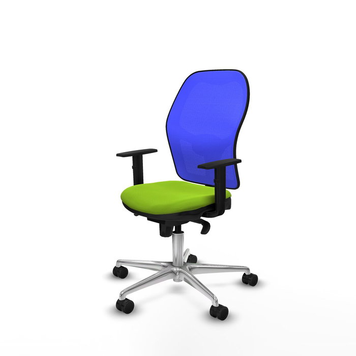 PIQUERAS Y CRESPO Silla de oficina Jorquera con mecanismo sincro, pistacho y azul PIQUERAS Y CRESPO Silla de oficina Jorquera con mecanismo sincro, pistacho y azul