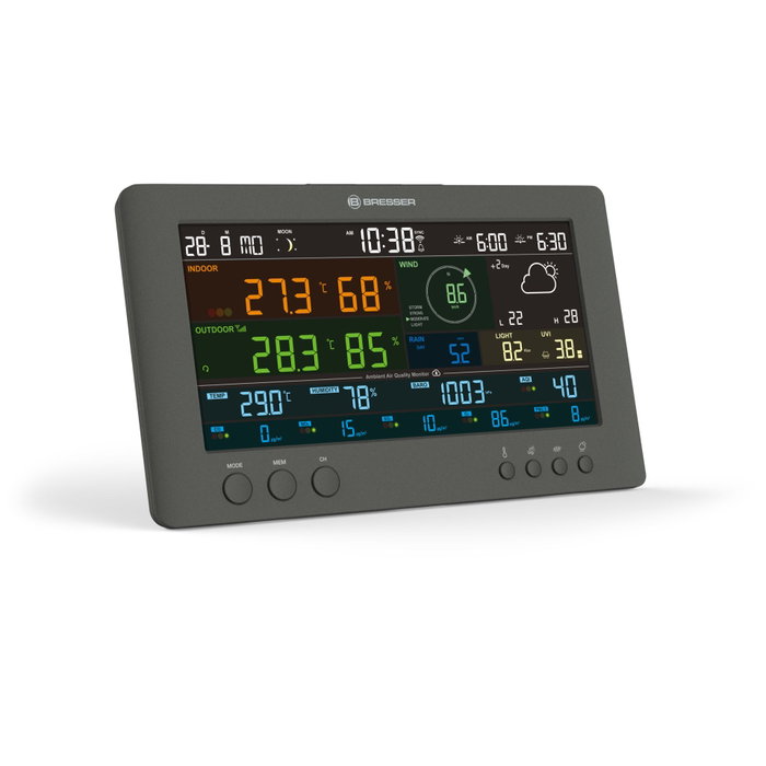 Bresser Smart Tuya Estación Meteorológica con Sensor 7 en 1 Bresser Smart Tuya Estación Meteorológica con Sensor 7 en 1