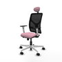 PIQUERAS Y CRESPO Silla de oficina Motilla Rosa con mecanismo Sincro/Traslack
