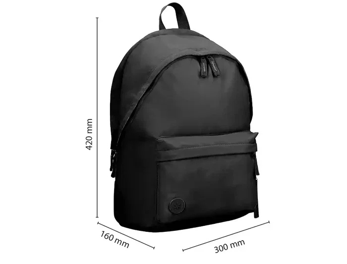 Antartik Mochila Basic Pack con bolsillo para portátil, 20L, Negro