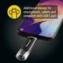 Intenso Pendrive Twist Line 128 GB USB Tipo-A/Tipo-C 3.2 Gen 1 Antracita, Aluminio, Tapa, Lectura 70 MB/s
