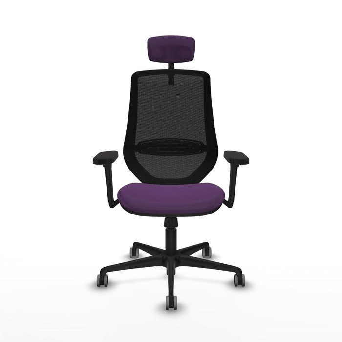 PIQUERAS Y CRESPO Silla de oficina Mardos con mecanismo Sincro, Morado y Negro PIQUERAS Y CRESPO Silla de oficina Mardos con mecanismo Sincro, Morado y Negro