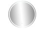 DKD Home Decor Espejo Moderno Negro 80x80 cm LED 3 Colores