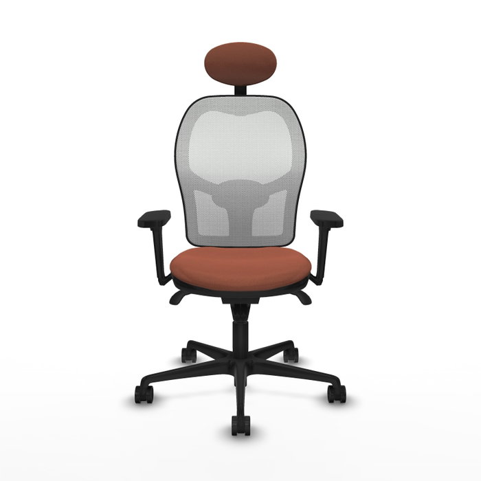 PIQUERAS Y CRESPO Silla de oficina Jorquera Marrón y Blanco