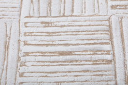 DKD Home Decor Urban Cuadro Abstracto 82.5x82 cm Beige y Blanco, Lienzo y Pino, 2 Unidades