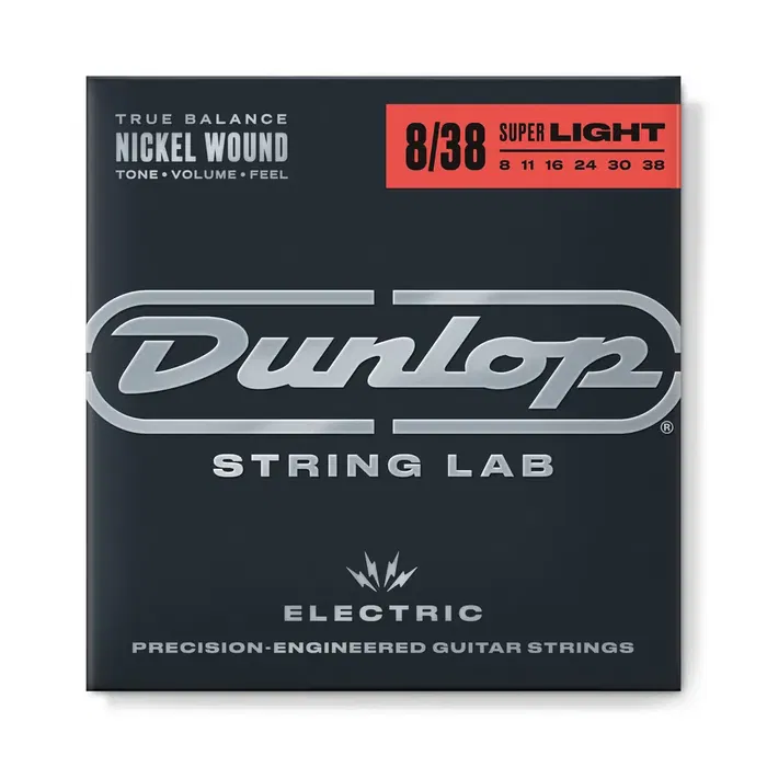 Dunlop Cuerdas Guitarra Eléctrica Nickel 8-38