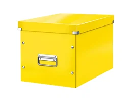 Leitz Caja Cúbica Click&Store Grande 320x360x310 mm Amarillo 30 Litros