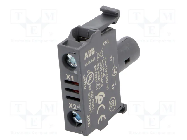 ABB Elemento Iluminador LED Rojo 22mm 110-130VAC