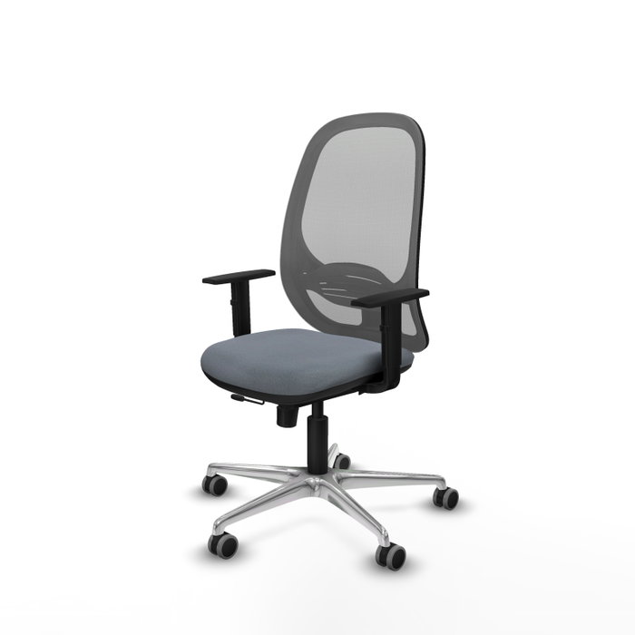 PIQUERAS Y CRESPO Silla de oficina Cilanco Gris con Mecanismo Sincro/Traslack PIQUERAS Y CRESPO Silla de oficina Cilanco Gris con Mecanismo Sincro/Traslack