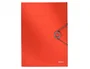 Leitz Carpeta Solid con tres solapas y gomas, DIN A4, Rojo
