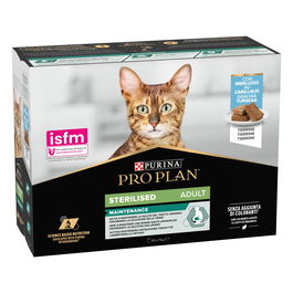 Purina Pro Plan Gato Adulto Esterilizado Bacalao 4x10x75g