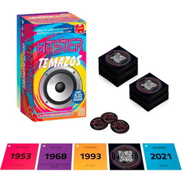 Diset Juego Hitster Temazos 19956 Juego de Mesa para Fiestas con Éxitos de Décadas Pasadas