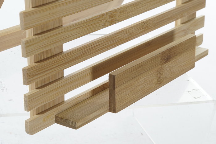 DKD Home Decor Soporte para Tablet Natural Bambú 17 x 23 x 33 cm (10 Unidades)