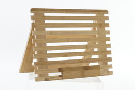 DKD Home Decor Soporte para Tablet Natural Bambú 17 x 23 x 33 cm (10 Unidades)