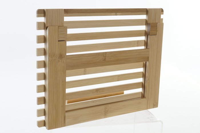 DKD Home Decor Soporte para Tablet Natural Bambú 17 x 23 x 33 cm (10 Unidades)