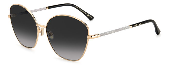 Jimmy Choo MARILIA-G-SK-2M2-9O Gafas de sol Doradas con Cristal Gris Jimmy Choo MARILIA-G-SK-2M2-9O Gafas de sol Doradas con Cristal Gris