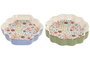 DKD Home Decor Bandeja Vaciabolsillos de Cerámica 13x13x3 cm Surtida