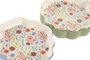 DKD Home Decor Bandeja Vaciabolsillos de Cerámica 13x13x3 cm Surtida