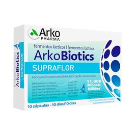 Arkopharma Arkobiotics Supraflor 10Caps, Probióticos para la Flora Intestinal