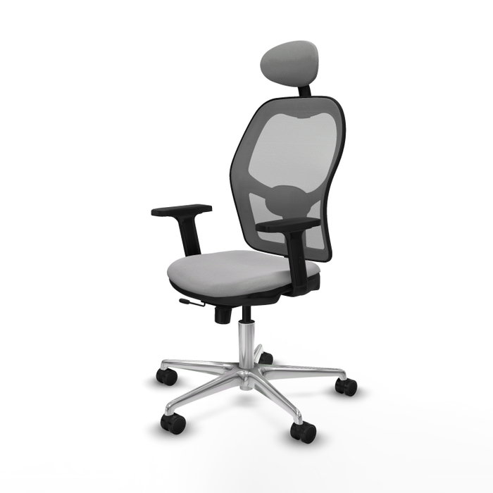 PIQUERAS Y CRESPO Silla de oficina Jorquera con mecanismo Sincro/Traslack, Gris PIQUERAS Y CRESPO Silla de oficina Jorquera con mecanismo Sincro/Traslack, Gris