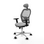 PIQUERAS Y CRESPO Silla de oficina Jorquera con mecanismo Sincro/Traslack, Gris