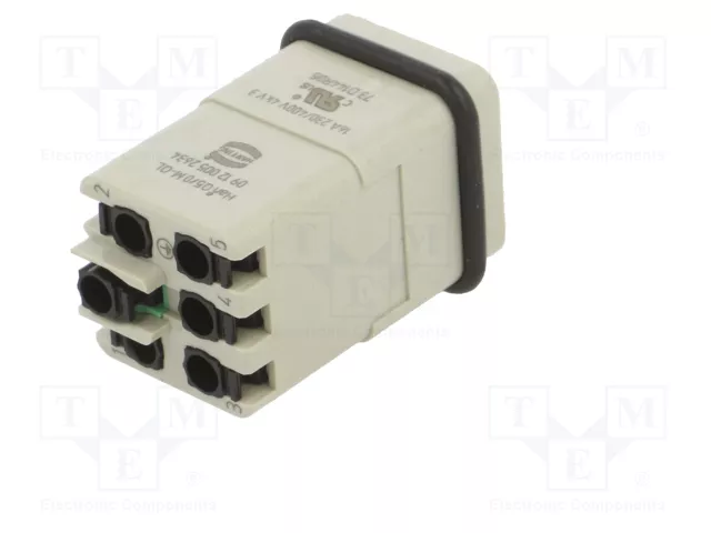 HARTING Conector HDC Han Q Macho 5+PE