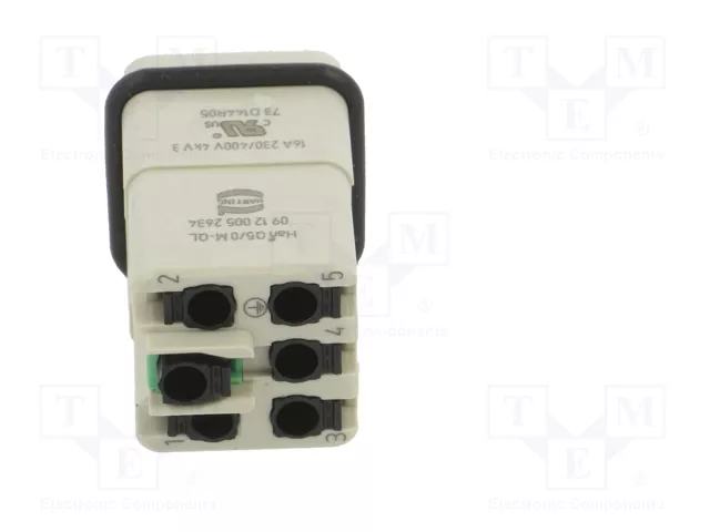 HARTING Conector HDC Han Q Macho 5+PE