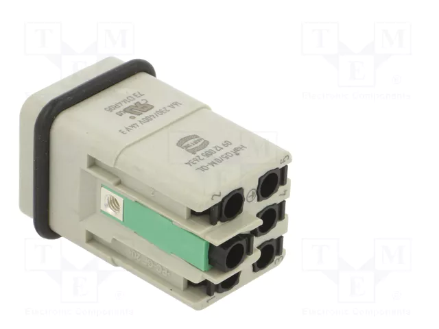 HARTING Conector HDC Han Q Macho 5+PE